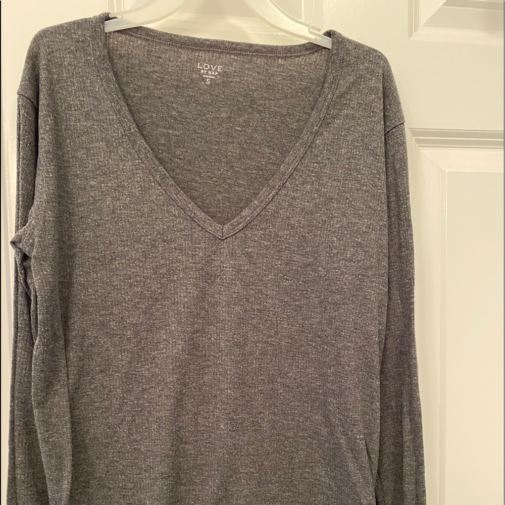 GAP Lounge shirt Sz S grey EUC